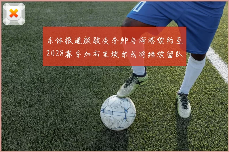 东体报道颜骏凌李帅与海港续约至2028赛季加布里埃尔或将继续留队
